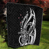 New Zealand Waitangi Day Quilt Aotearoa Te Tiriti O Waitangi Kiwi Black Version LT01 - Polynesian Pride