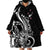 New Zealand Waitangi Day Wearable Blanket Hoodie Aotearoa Te Tiriti O Waitangi Kiwi Black Version LT01 - Polynesian Pride