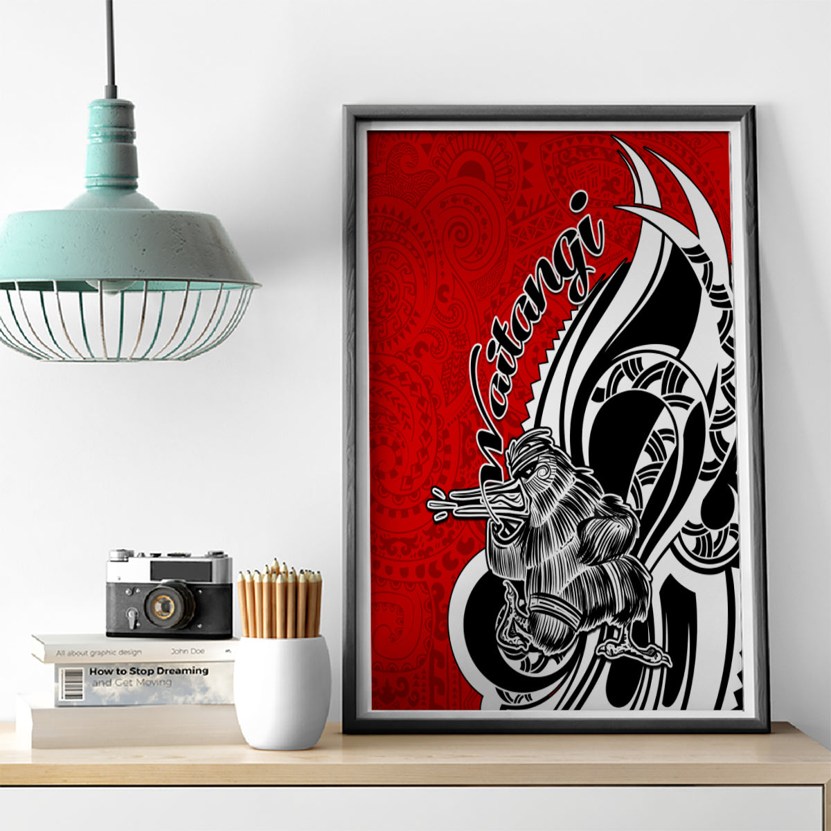 New Zealand Waitangi Day Canvas Wall Art Aotearoa Te Tiriti O Waitangi Kiwi Red Version LT01 - Polynesian Pride