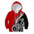 New Zealand Waitangi Day Kid Hoodie Aotearoa Te Tiriti O Waitangi Kiwi Red Version LT01 Hoodie Red - Polynesian Pride