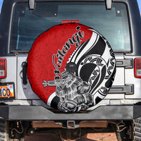 New Zealand Waitangi Day Spare Tire Cover Aotearoa Te Tiriti O Waitangi Kiwi Red Version LT01 - Polynesian Pride