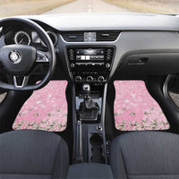 Cranes Sakura Floral Pink Pastel Car Mats Hawaii Japan Culture - Polynesian Pride