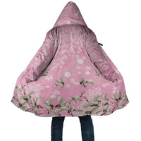 Cranes Sakura Floral Pink Pastel Cloak Hawaii Japan Culture - Polynesian Pride
