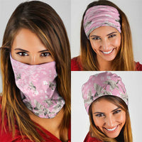 Cranes Sakura Floral Pink Pastel Neck Gaiter Hawaii Japan Culture - Polynesian Pride