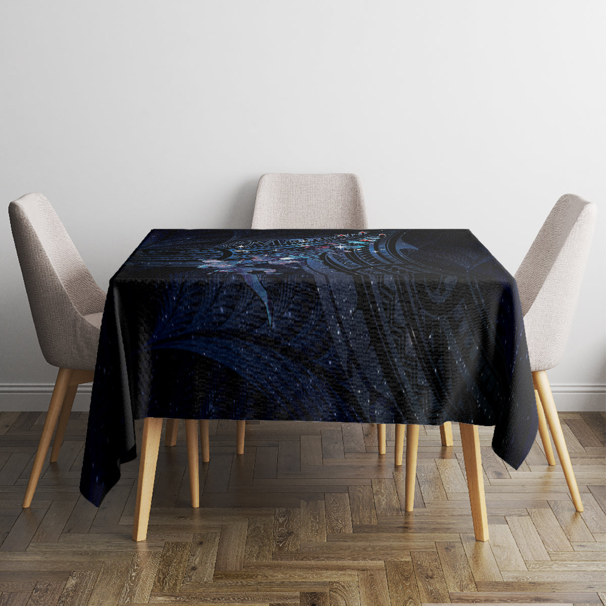 Matariki Paua Shell New Zealand Tablecloth Haka Dance At The Starry Night
