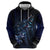 Personalised Matariki Paua Shell New Zealand Zip Hoodie Haka Dance At The Starry Night