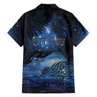 Personalised Matariki Kiwi Family Matching Puletasi and Hawaiian Shirt Silver Fern LT01 - Polynesian Pride