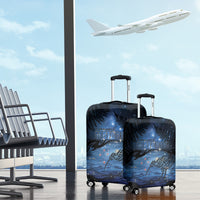 Matariki Kiwi Luggage Cover Silver Fern LT01 - Polynesian Pride
