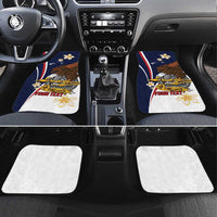 Personalized American Samoa Car Mats Amerika Samoa Bald Eagle