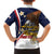 Personalized American Samoa Family Matching Long Sleeve Bodycon Dress and Hawaiian Shirt Amerika Samoa Bald Eagle
