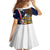 Personalized American Samoa Family Matching Off Shoulder Short Dress and Hawaiian Shirt Amerika Samoa Bald Eagle