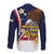 Personalized American Samoa Family Matching Off Shoulder Short Dress and Hawaiian Shirt Amerika Samoa Bald Eagle