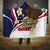 Personalized American Samoa Hooded Blanket Amerika Samoa Bald Eagle