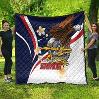 Personalized American Samoa Quilt Amerika Samoa Bald Eagle