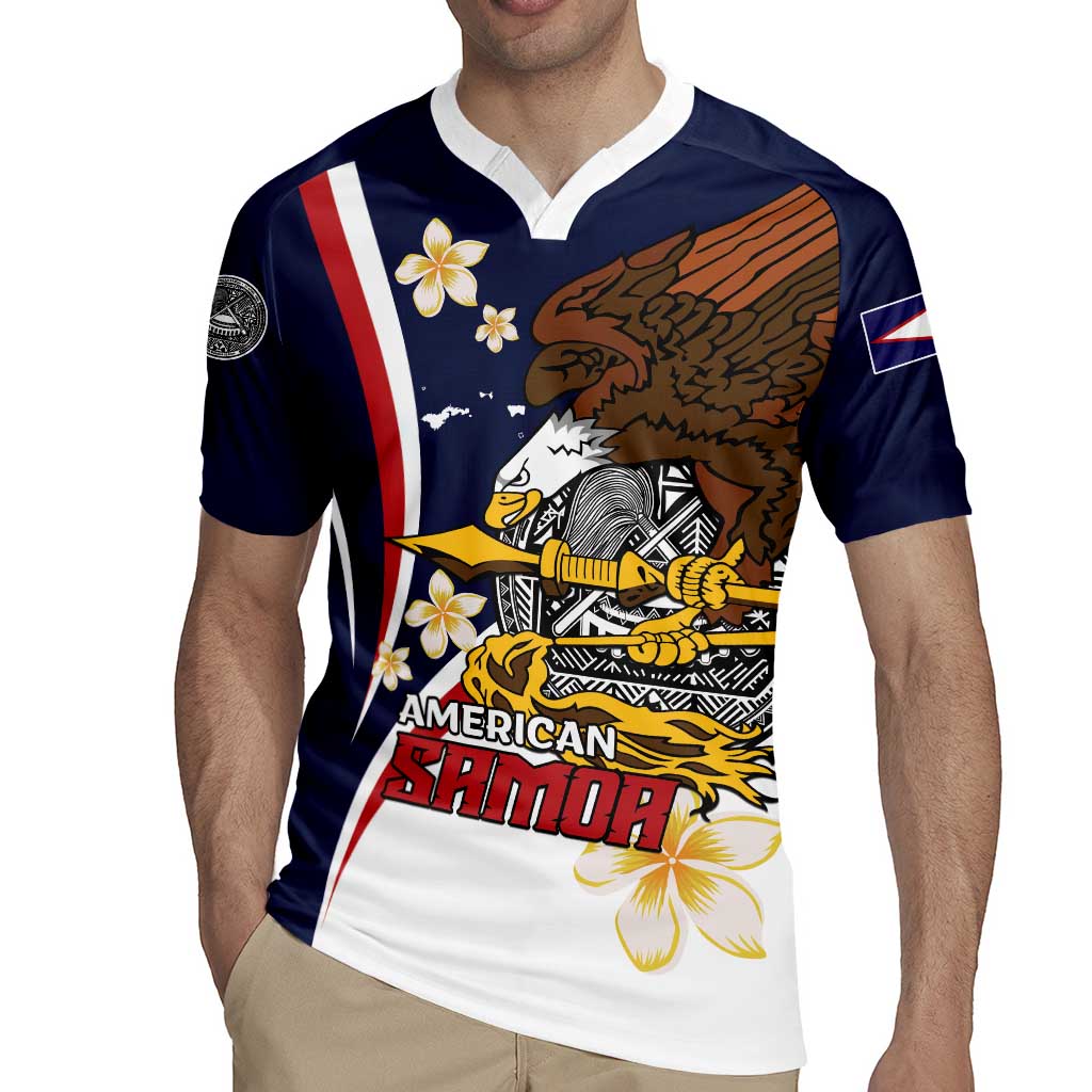 Personalized American Samoa Rugby Jersey Amerika Samoa Bald Eagle