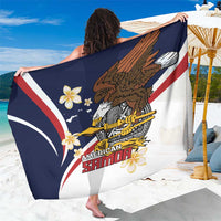 Personalized American Samoa Sarong Amerika Samoa Bald Eagle