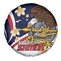 Personalized American Samoa Spare Tire Cover Amerika Samoa Bald Eagle