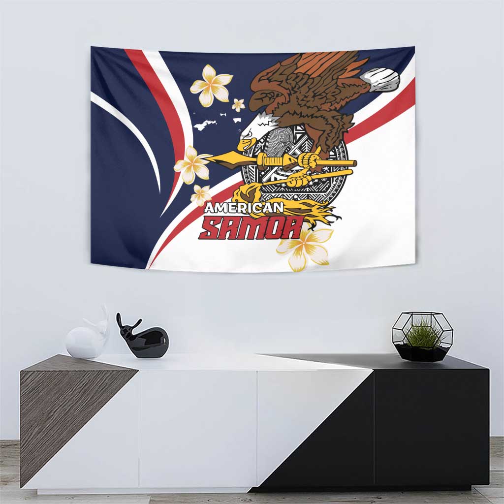 Personalized American Samoa Tapestry Amerika Samoa Bald Eagle