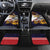American Samoa Eagle Kava Bowl Car Mats Plumeria Polynesian Pattern
