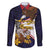 American Samoa Eagle Kava Bowl Family Matching Off Shoulder Short Dress and Hawaiian Shirt Plumeria Polynesian Pattern