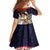 American Samoa Eagle Kava Bowl Family Matching Summer Maxi Dress and Hawaiian Shirt Plumeria Polynesian Pattern