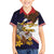 American Samoa Eagle Kava Bowl Family Matching Summer Maxi Dress and Hawaiian Shirt Plumeria Polynesian Pattern