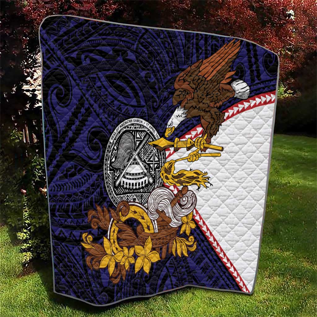 American Samoa Eagle Kava Bowl Quilt Plumeria Polynesian Pattern