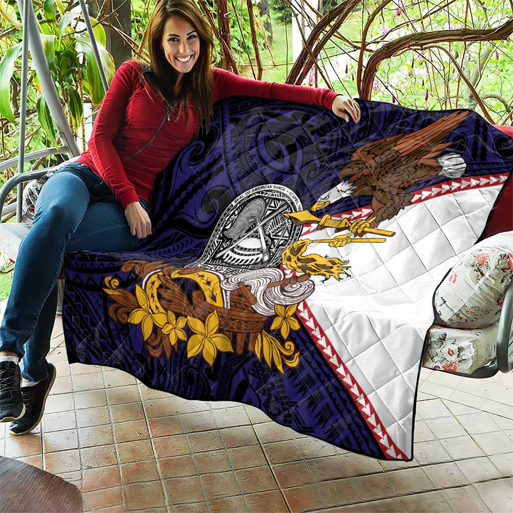 American Samoa Eagle Kava Bowl Quilt Plumeria Polynesian Pattern