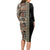 Hawaiian Quilt Long Sleeve Bodycon Dress Hibiscus Kakau Vintage Style LT01 - Polynesian Pride