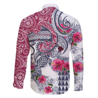 Hawaii Kakau Mix Paisley Pattern Family Matching Mermaid Dress and Hawaiian Shirt Polynesian Tropical Unique Style LT01 - Polynesian Pride