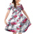 Hawaii Kakau Mix Paisley Pattern Kid Short Sleeve Dress Polynesian Tropical Unique Style LT01 KID White - Polynesian Pride