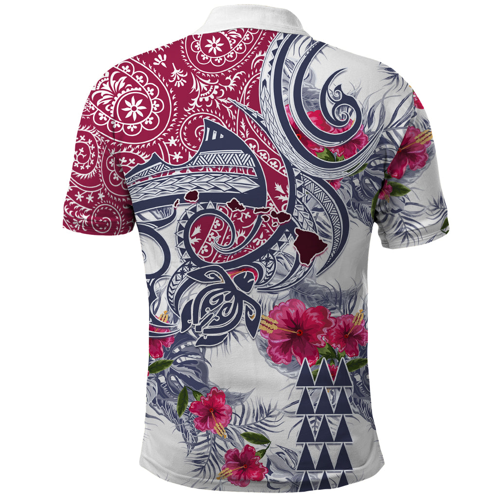Hawaii Kakau Mix Paisley Pattern Polo Shirt Polynesian Tropical Unique Style LT01 - Polynesian Pride