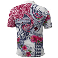 Hawaii Kakau Mix Paisley Pattern Polo Shirt Polynesian Tropical Unique Style LT01 - Polynesian Pride