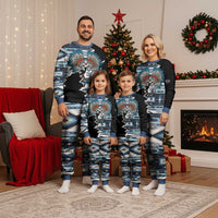 Native American Chief Skull With Axe Christmas Pajama Set - Polynesian Pride