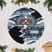 Native American Chief Skull With Axe Tree Skirt - Polynesian Pride