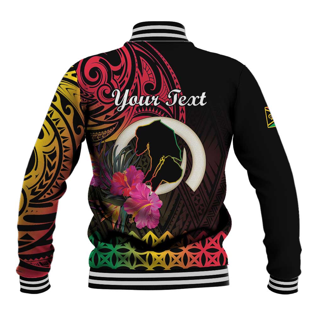 Personalised Vanuatu Port Vila Stay Strong Baseball Jacket Long God Yumi Stanap