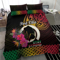 Vanuatu Port Vila Stay Strong Bedding Set Long God Yumi Stanap