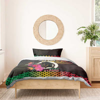 Vanuatu Port Vila Stay Strong Bedding Set Long God Yumi Stanap