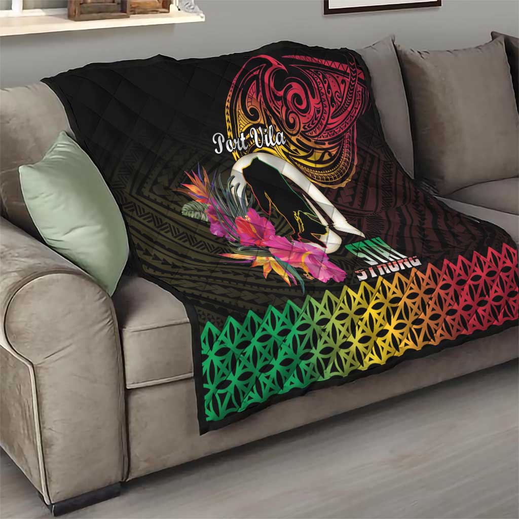 Vanuatu Port Vila Stay Strong Quilt Long God Yumi Stanap