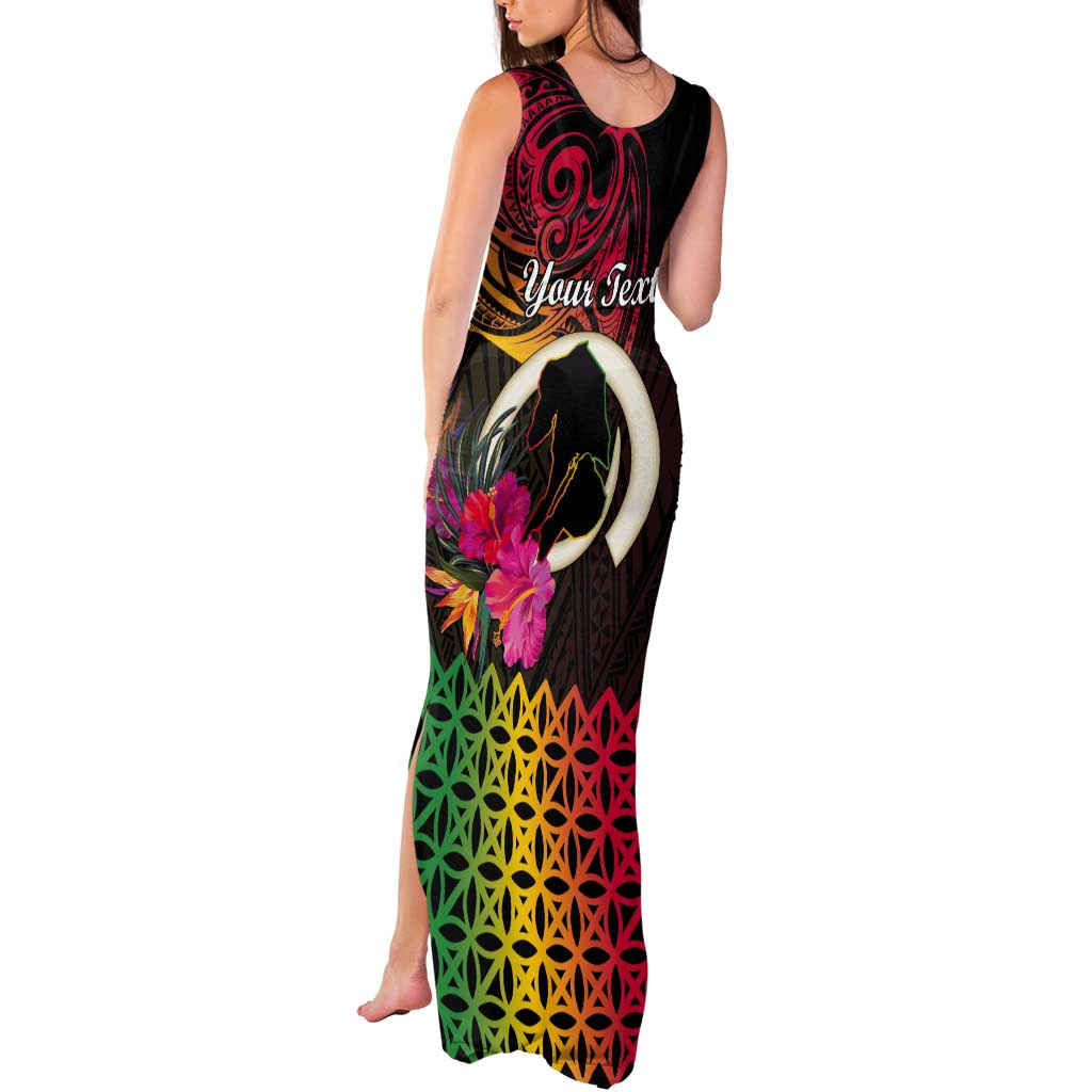 Personalised Vanuatu Port Vila Stay Strong Tank Maxi Dress Long God Yumi Stanap