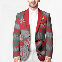 Custom Football 2026 New Caledonia Blazer Kagus Come On LT01 - Polynesian Pride