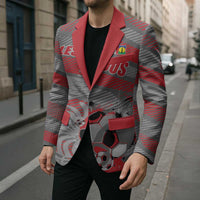 Custom Football 2026 New Caledonia Blazer Kagus Come On LT01 - Polynesian Pride