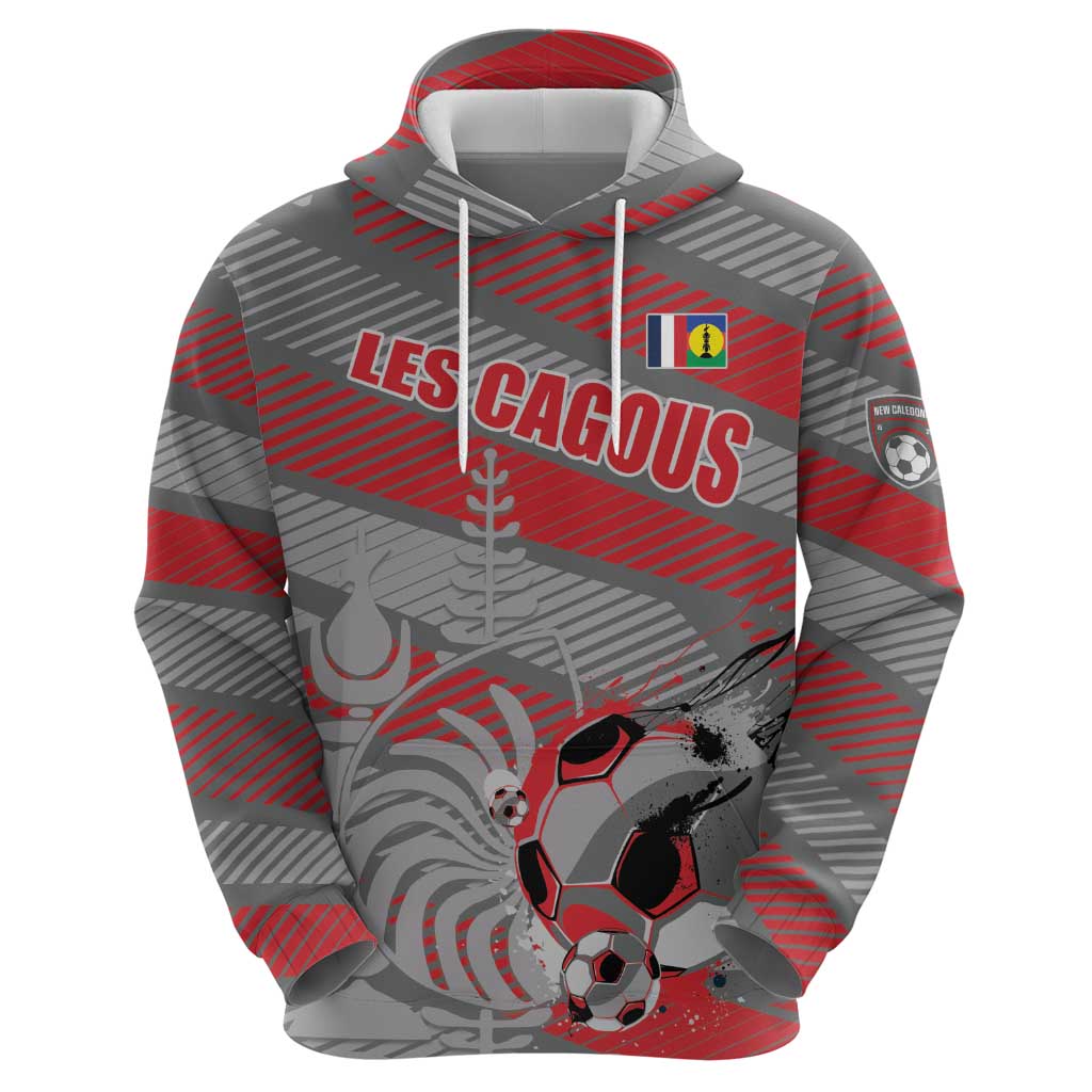 Custom Football 2026 New Caledonia Hoodie Kagus Come On LT01 - Polynesian Pride