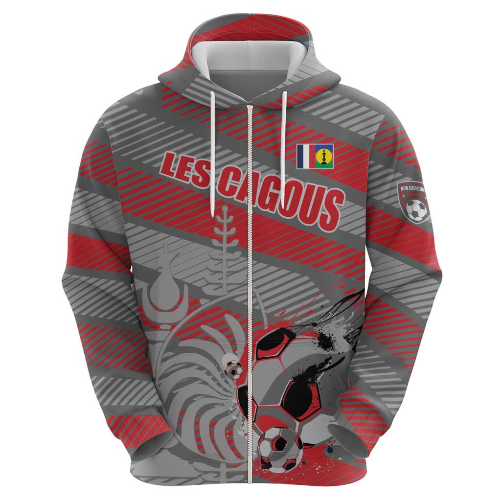 Custom Football 2026 New Caledonia Hoodie Kagus Come On LT01 - Polynesian Pride