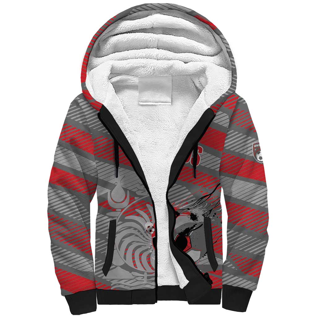 Custom Football 2026 New Caledonia Sherpa Hoodie Kagus Come On