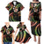 Hawaii Map Kanaka Maoli Family Matching Puletasi and Hawaiian Shirt Fantastic Frangipani Reggae