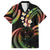 Hawaii Map Kanaka Maoli Family Matching Puletasi and Hawaiian Shirt Fantastic Frangipani Reggae