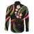 Hawaii Map Kanaka Maoli Family Matching Puletasi and Hawaiian Shirt Fantastic Frangipani Reggae