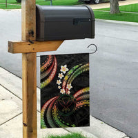 Hawaii Map Kanaka Maoli Garden Flag Fantastic Frangipani Reggae