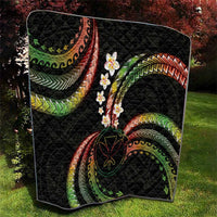 Hawaii Map Kanaka Maoli Quilt Fantastic Frangipani Reggae